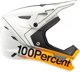 Κράνος πλήρους προσώπου 100% Kask 100% STATUS DH/BMX Carby Silver μέγεθος XS (53-54 cm) (ΝΕΟ)