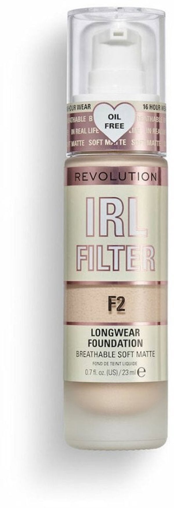 Kremowy podklad do makijazu Revolution Make Up Irl Filter F2 N F2 23 ml