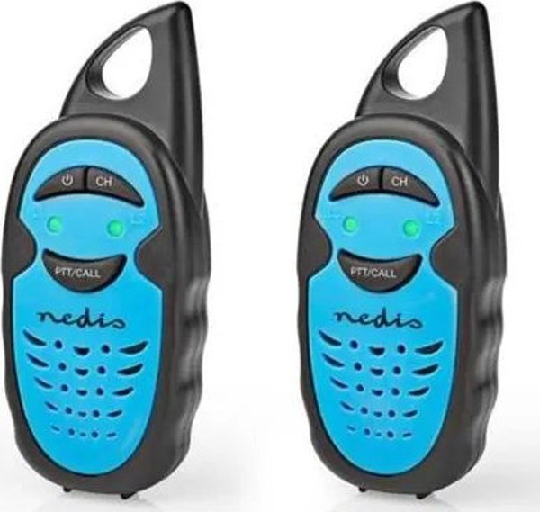 Ραδιοεπικοινωνία Nedis Nedis WLTK0300BU ραδιοεπικοινωνία 3 καν. 446 MHz Μαύρο, Μπλε