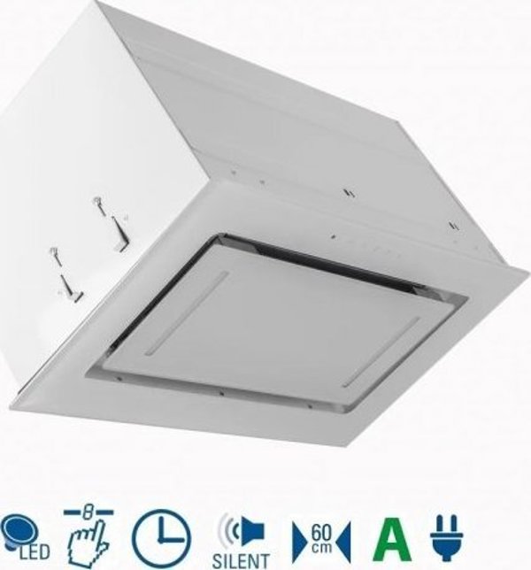KRONA Εντοιχιζόμενος Απορροφητήρας Vlano BREEZE 52 Λευκός (Λευκός)