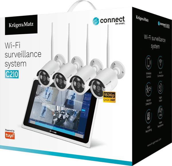 Σετ παρακολούθησης WiFi Kruger&Matz Connect C210 Tuya