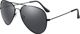 Γυαλιά Ηλίου Kruger&Matz KM00022 Polarized Pilot, Με Πολωτικούς Φακούς, Μαύρα