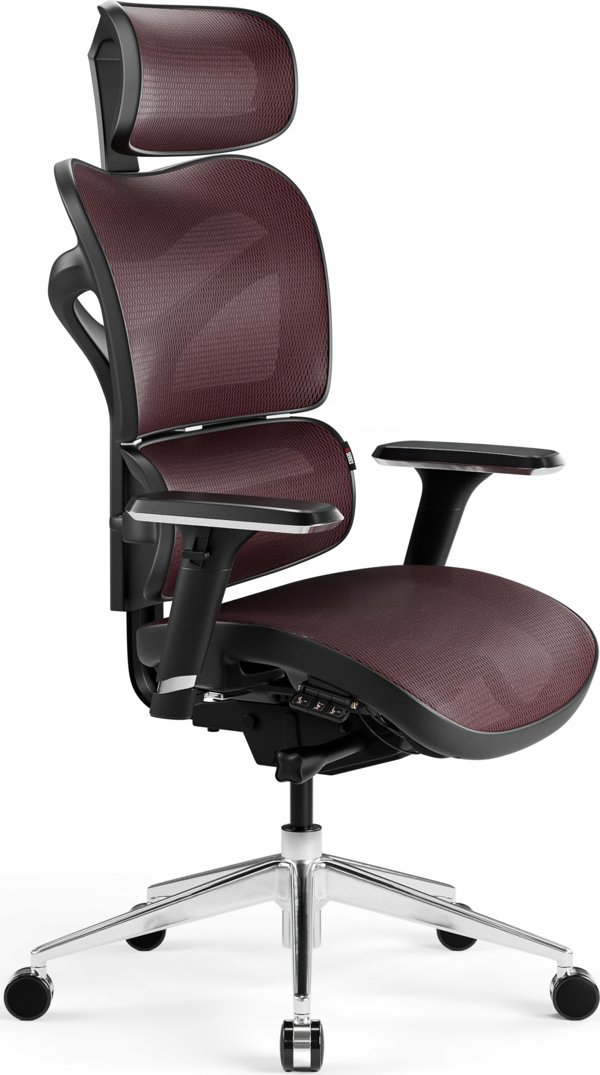 Εργονομική καρέκλα γραφείου Diablo Chairs Diablo V-Commander: μαύρο-μπορντό