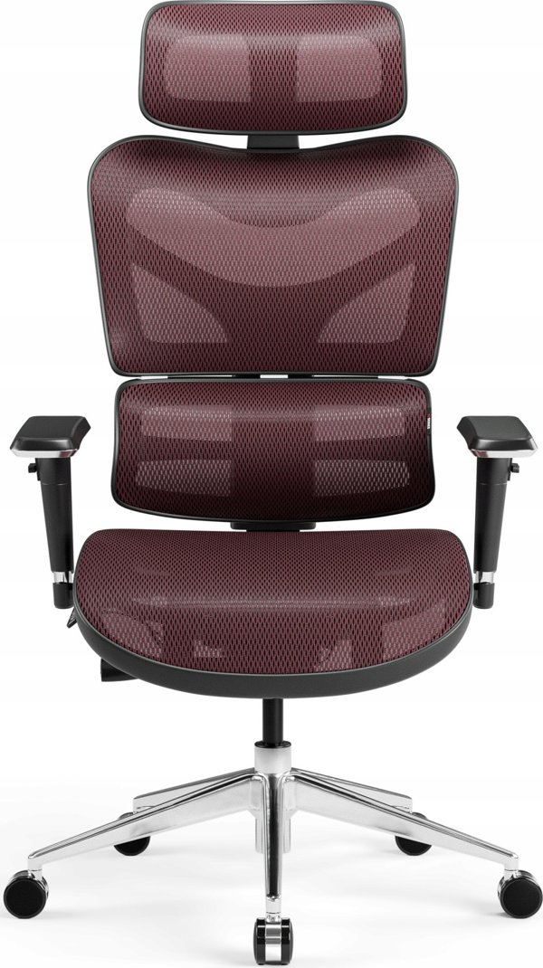 Εργονομική καρέκλα γραφείου Diablo Chairs Diablo V-Commander: μαύρο-μπορντό