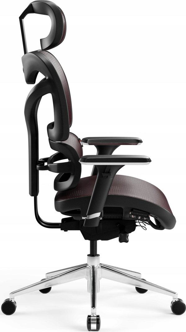 Εργονομική καρέκλα γραφείου Diablo Chairs Diablo V-Commander: μαύρο-μπορντό