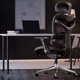 Εργονομική καρέκλα γραφείου Diablo Chairs Diablo V-Commander: μαύρο-μπορντό