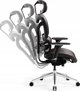 Εργονομική καρέκλα γραφείου Diablo Chairs Diablo V-Commander: μαύρο-μπορντό
