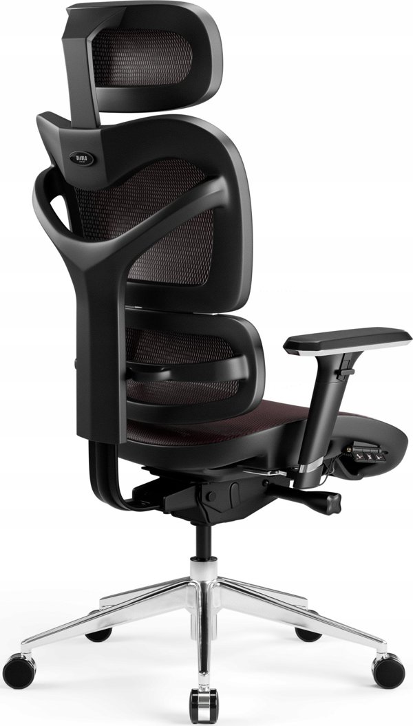 Εργονομική καρέκλα γραφείου Diablo Chairs Diablo V-Commander: μαύρο-μπορντό