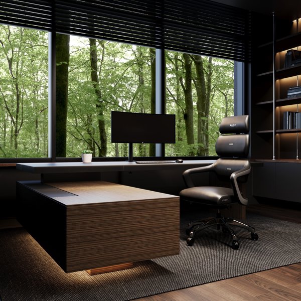 Γραφειακή Καρέκλα Diablo Chairs V-Modular Μαύρη