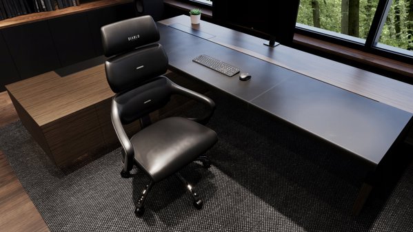 Γραφειακή Καρέκλα Diablo Chairs V-Modular Μαύρη