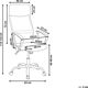 Λευκή καρέκλα γραφείου Beliani Design 8279332 4260586356687