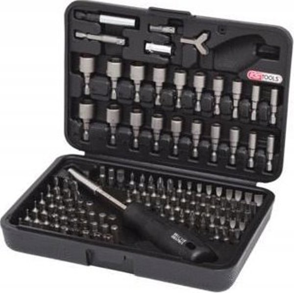 Σετ μύτες κατσαβιδιών CLASSIC 1/4´´ 122 τεμ, KS Tools