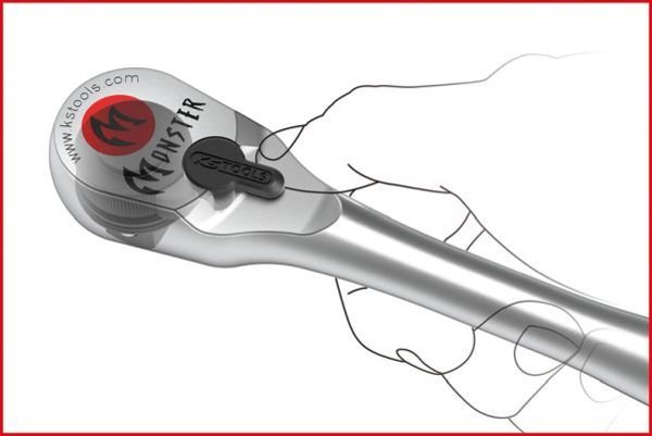 KS Tools Καστάνια 1/2´´ Monster, 100 δόντια, 425mm, 950Nm, KS Tools
