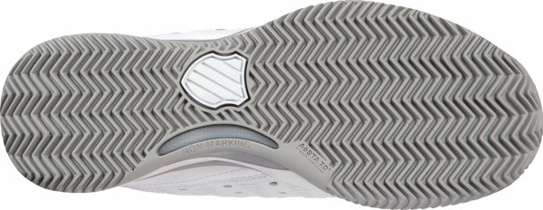K-Swiss Tennis shoes K-SWISS HYPERMATCH HB for woman's, white/grey outdoor, size UK 4