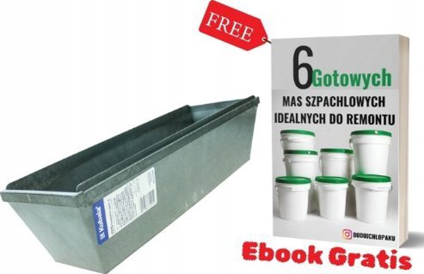 Πλαστικό δοχείο για χρώμα και στόκο Kubala, 1.5 L