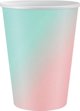Kubeczki papierowe ombre 266ml 6szt