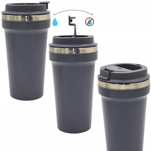 Θερμική Κούπα Ταξιδιού Excellent Houseware 500L - Ανθρακί