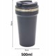 Θερμική Κούπα Ταξιδιού Excellent Houseware 500L - Ανθρακί