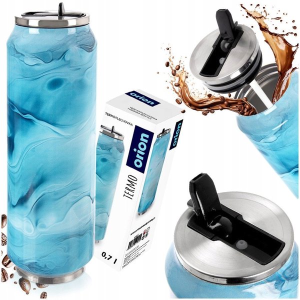 Orion Θερμός Κούπα 700 ml Μπλε - Ισοθερμικό Δοχείο Ροφημάτων