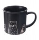 Duo-Gift Κεραμική Κούπα Μαύρες Γάτες 500ml
