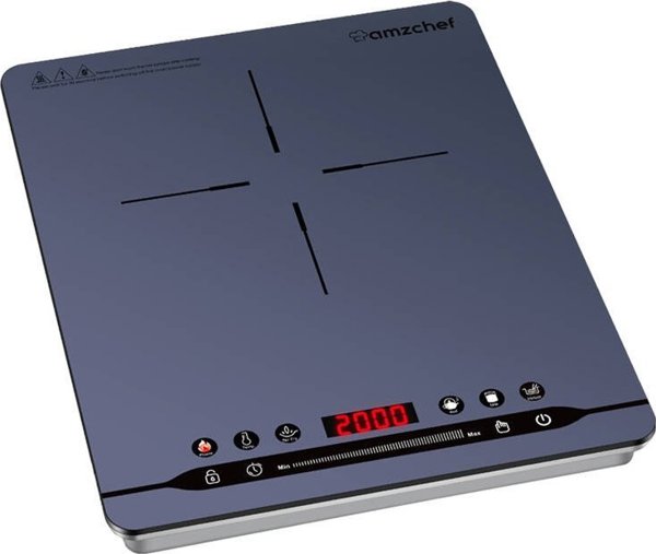 Επαγωγική κουζίνα AMZCHEF SK-20CB14T-BU