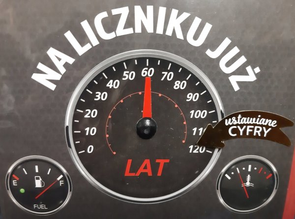 KUKARTKA Κάρτα γενεθλίων με εναλλάξιμους αριθμούς