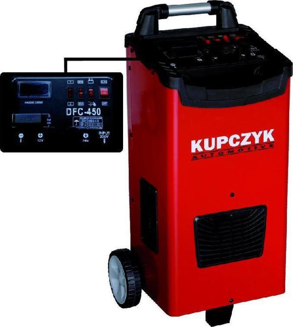 Φορτιστής Μπαταρίας Αυτοκινήτου KUPCZYK DFC-450T 12/24V με Λειτουργία Εκκίνησης και Ψηφιακό Αμπερόμετρο