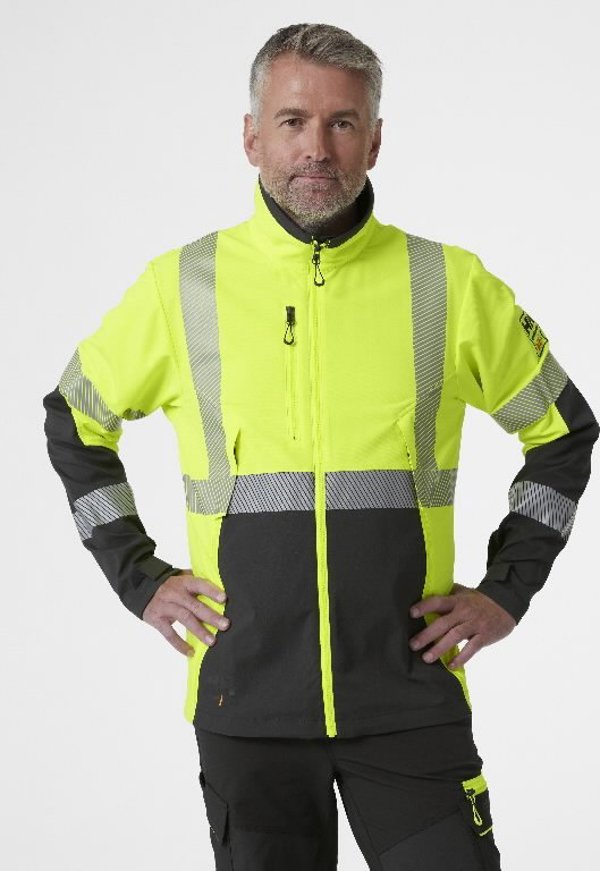 Ανδρικό μπουφάν Helly Hansen Reflective jacket HELLY HANSEN ICU BRZ, κίτρινο 2XL