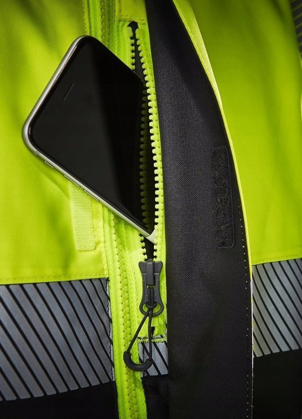 Ανδρικό μπουφάν Helly Hansen Winter reflective jacket HELLY HANSEN ICU Winter Jacket, κίτρινο XL