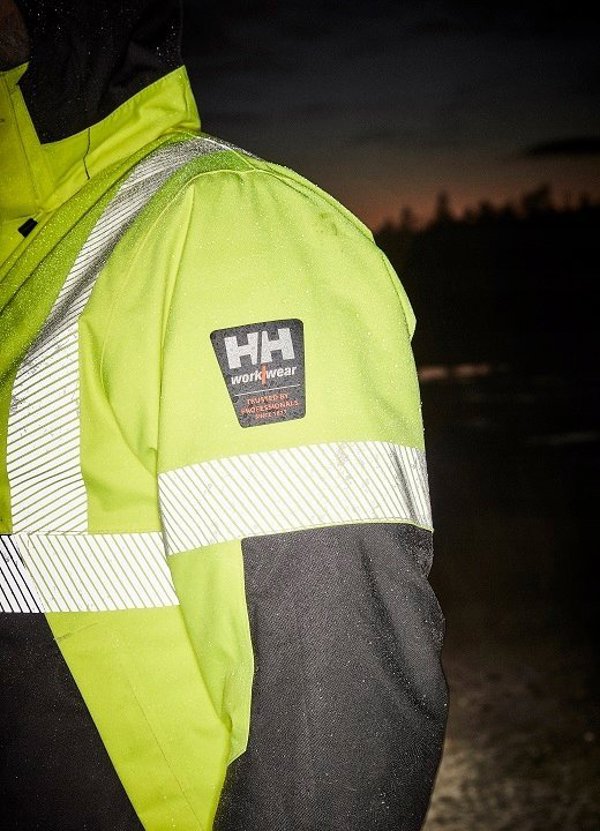 Ανδρικό μπουφάν Helly Hansen Winter reflective jacket HELLY HANSEN ICU Winter Jacket, κίτρινο XL