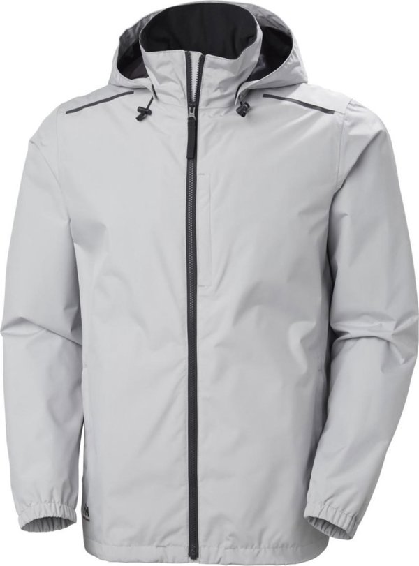 Ανδρικό μπουφάν Helly Hansen Jacket HELLY HANSEN Manchester 2.0 Shell Jacket, ανοιχτό γκρι 3XL