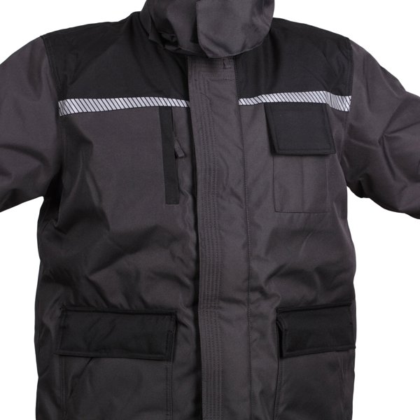 Ανδρικό μπουφάν Apple JACKET LONG ARCTIC GREY/BLACK WJ-8924 XL