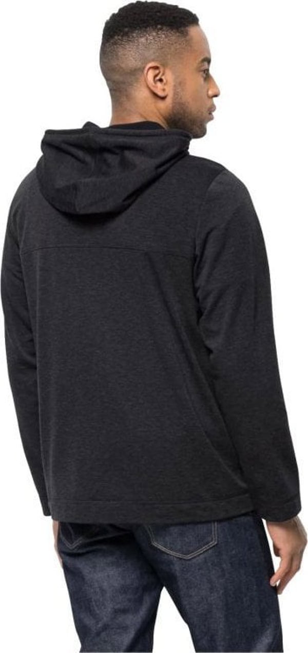 Ανδρικό μπουφάν Jack Wolfskin Jack Wolfskin Waldsee Hooded Jkt M 1710701-6000 Μαύρο M