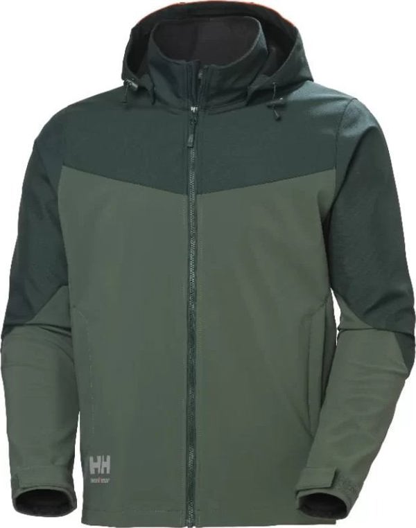 Ανδρικό μπουφάν Helly Hansen Jacket HELLY HANSEN Oxford Softshell, πράσινο L