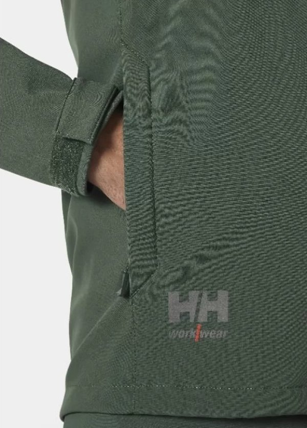Ανδρικό μπουφάν Helly Hansen Jacket HELLY HANSEN Oxford Softshell, πράσινο L