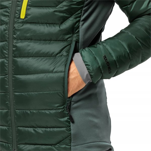 Ανδρικό μπουφάν Jack Wolfskin Jack Wolfskin Routeburn Pro Ins Jacket 1206862-T0138 Πράσινο L