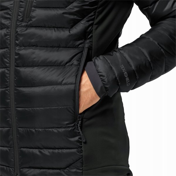 Ανδρικό μπουφάν Jack Wolfskin Jack Wolfskin Routeburn Pro Ins Jacket 1206862-6000 Μαύρο XXL