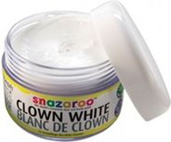 Χρώμα Προσώπου και Σώματος Snazaroo Βάζο 50ml - Clown White