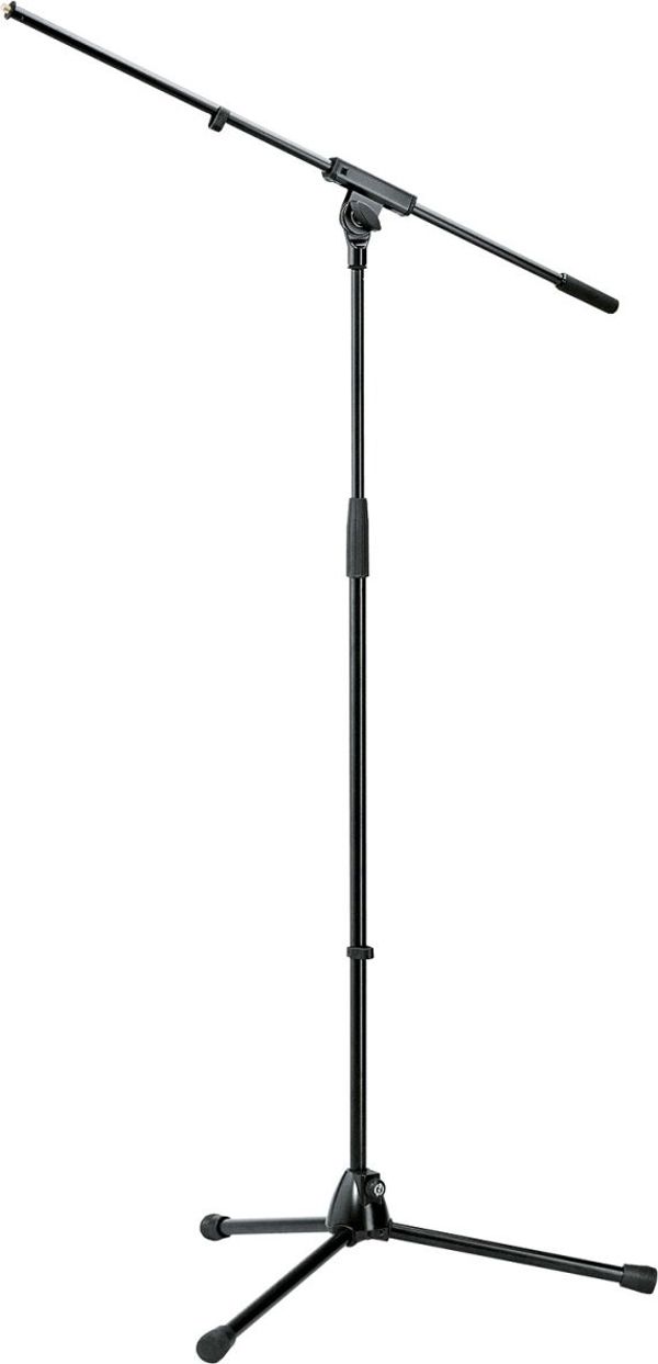 König & Meyer 21060-300-55 Επιδαπέδια Βάση Μικροφώνου, Σταθερή Μεταλλική Κατασκευή, 925-1630mm, Μαύρο