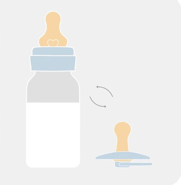 Kūdikių buteliukas Bibs Sage, 3 mėn+, 270 ml