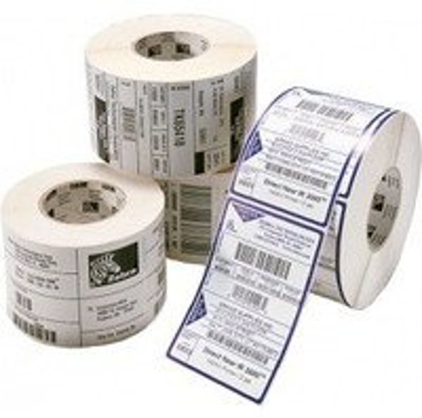 Label, Polyester, 102x102mm| Thermal Transfer, Z-ULTIMATE 3000T WHITE, Coated, Permanent Adhesive, 25mm Core