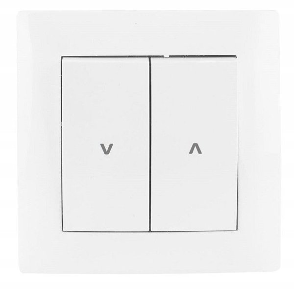 Διακόπτης Περσίδων VCX LC 12, Διπλός, Λευκός