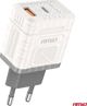 Φορτιστής τοίχου Quick Charge GaN 30W USB-A + USB-C AMIO-04286