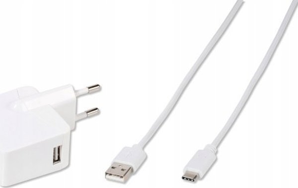 Φορτιστής Vivanco USB-C 3A 1,2m, λευκό (60020)