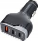 Φορτιστής OEM Φορτιστής αυτοκινήτου USB A + 2 x Τύπος C PD QC3.0 3A 138W CC53-2C1A μαύρη