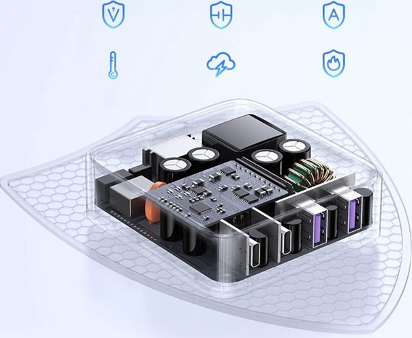 Φορτιστής Ugreen Nexode 2x USB-A 2x USB-C (90747)