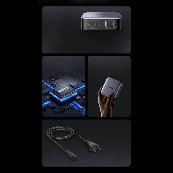 Φορτιστής Ugreen Nexode 2x USB-A 2x USB-C (90747)