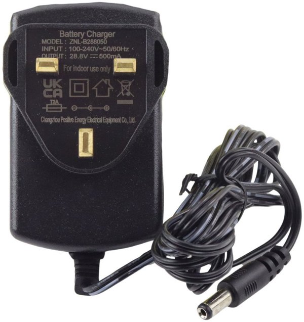 Φορτιστής 28,8V 500mA με αγγλικό βύσμα