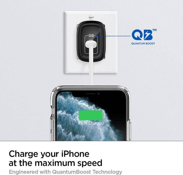Φορτιστής Spigen PE2009EU 1x USB-C 3 A (8809710759480-ACH02070)