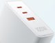 Φορτιστής τοίχου Vention FEGB0-EU 2xUSB-C 1xUSB-A 100W/100W/30W GaN (μαύρο)